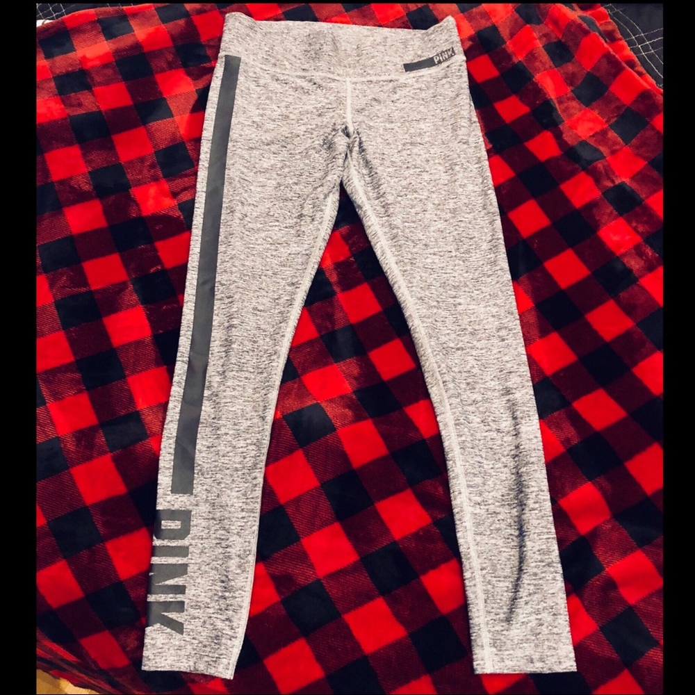 Victoria’s Secret PINK yoga pant with logo stripe